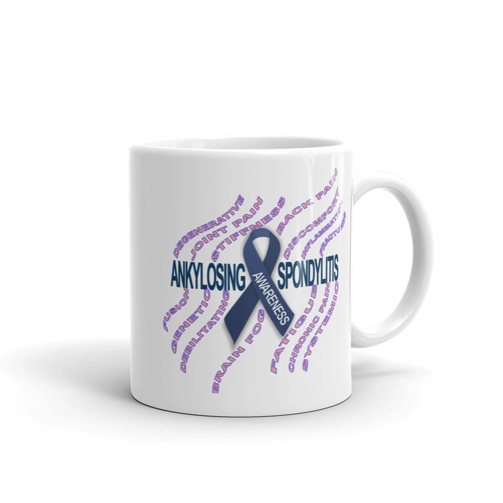 Ankylosing Spondylitis Awareness - White Glossy Mug