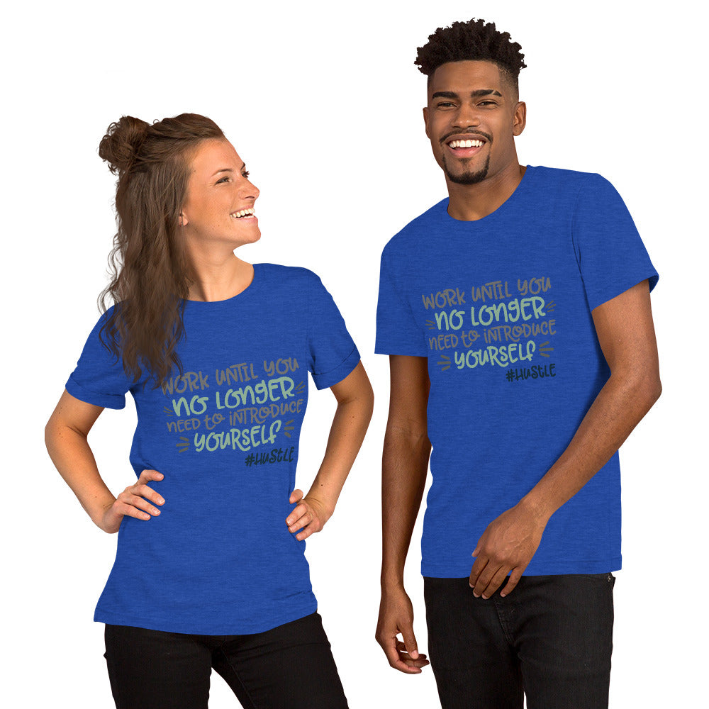 #Hustle Short-Sleeve Unisex T-Shirt