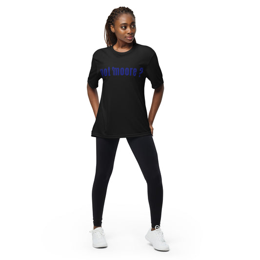 Got Moore Blue Unisex performance crew neck t-shirt