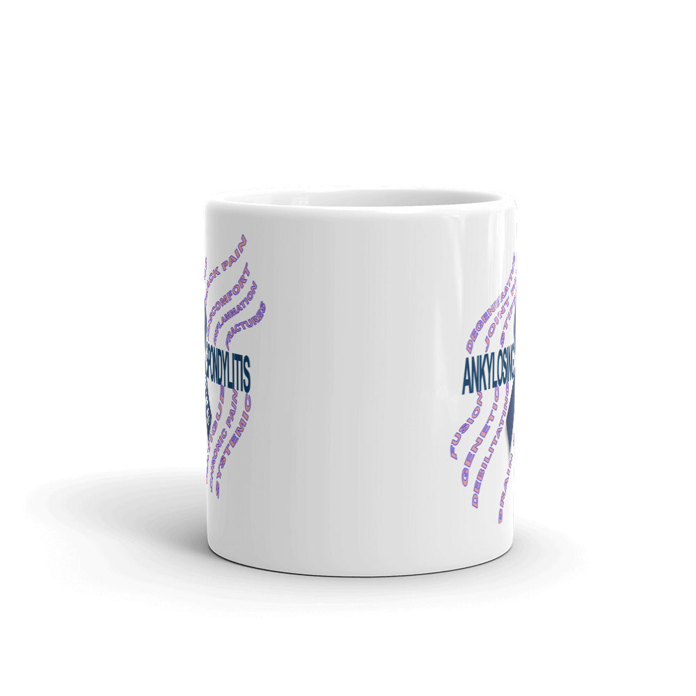 Ankylosing Spondylitis Awareness - White Glossy Mug